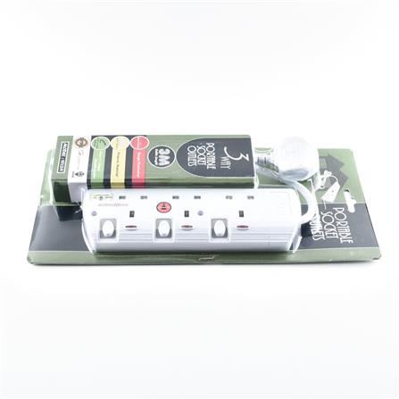 POWER STRIP  3M 3 WAY EX/CORD 9713N ADS