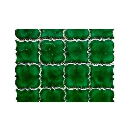 GNG MOSAIC 30X30CM EMERALD GREEN