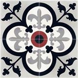 GNG FLOORTILE 20X20CM CEMENT ENCAUSTIC KINGSTON GREY GRADE A 0.48