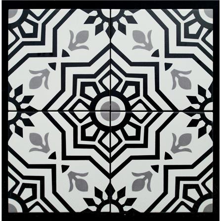 GNG FLOORTILE 20X20CM ART DECORATIVE BLUE GRADE A 0.48M2