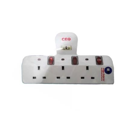 3 WAY T-ADAPTOR WITH NEON + SURGE 8183N CEO