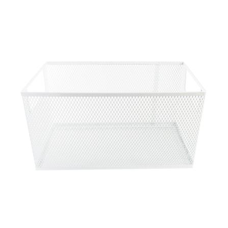 MESH BASKET KECH 14X27X15.5CM WHITE