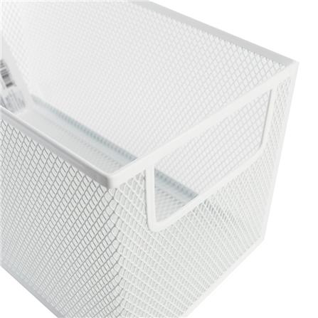 MESH BASKET KECH 14X27X15.5CM WHITE