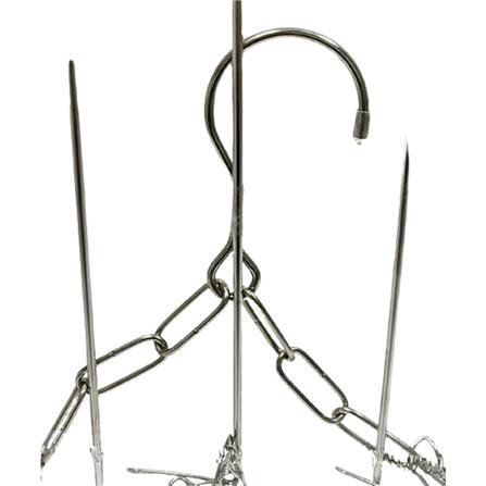 SQUAR HANGER STAINLESS 23 CLIPS PLIM