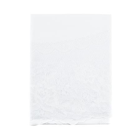 MEIWA ROUND TABLE CLOTH ROSE 177X177 CM WHITE