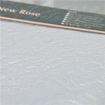 MEIWA ROUND TABLE CLOTH ROSE 177X177 CM WHITE