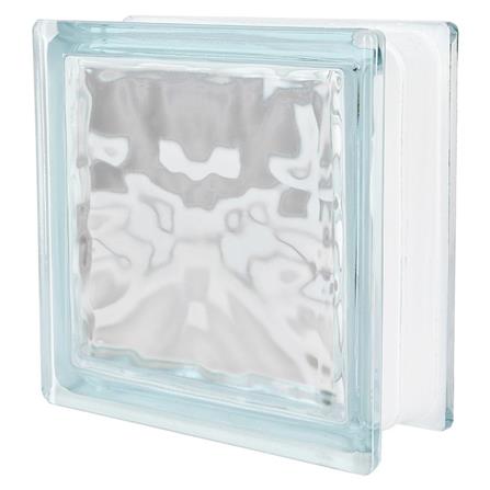 CHANG KAEW GLASS BLOCK 19X19X8CM NEXT ICE WHITE CLEAR