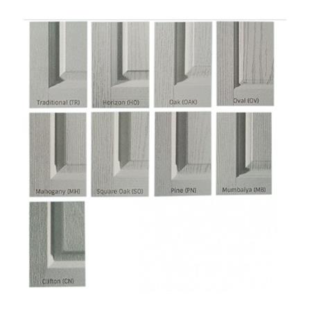 DOOR FRONTIERA HDF 36MM MD-002 36X857X2108MM PRIMER WHITE