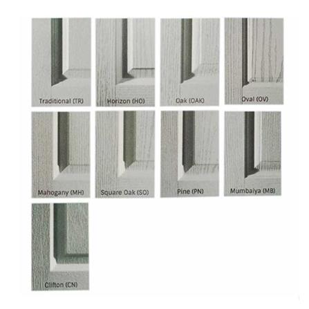 DOOR FRONTIERA HDF 36MM MD-009 36X857X2108MM PRIMER WHITE