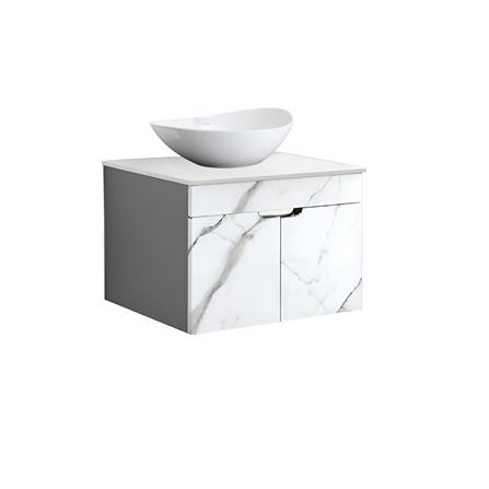 CABANA COUNTER TOP WASHBASIN CBF66405 WHITE H47XW60XD48 CM