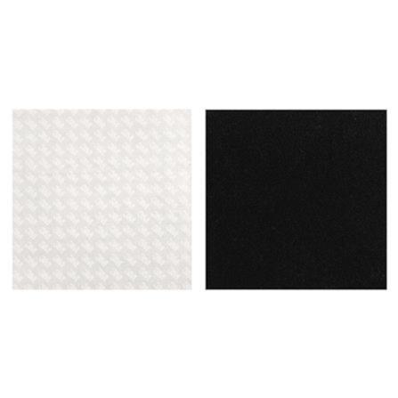 DEXZON DIY SQUARE RUBBER PAD 145X1MM BLACK 1EACH