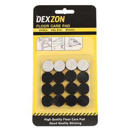DEXZON CIRCLE RUBBER PAD 18X3MM BLACK 16EACH