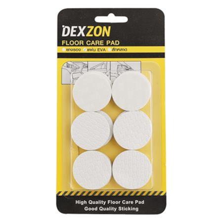 DEXZON CIRCLE EVA PAD 35X3MM WHITE 12EACH