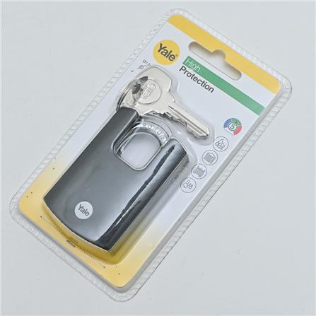 YALE 40MM CLASSIC SERIES BRASS SHROUDED PADLOCK Y121B/40/125/1 BLACK