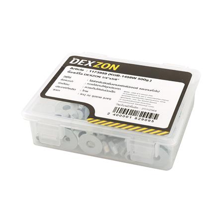 HEX BOLTS DEXZON 1/4INX5/8IN 0.5KG WH
