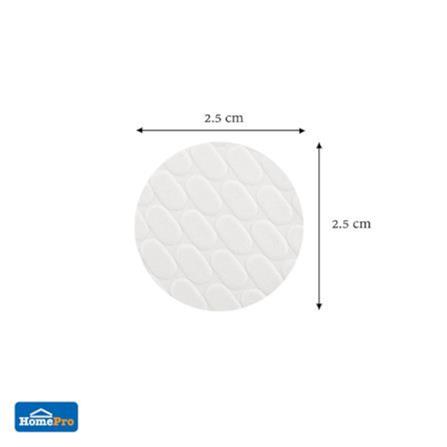 DEXZON CIRCLE EVA PAD 25X3MM WHITE 12EACH