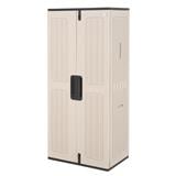 HDPE STORAGE CABINET SPRING EVEREST H180 X W80 X D52 CM