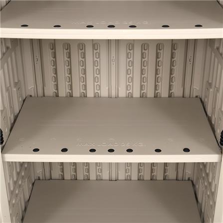 HDPE STORAGE CABINET SPRING EVEREST H180 X W80 X D52 CM