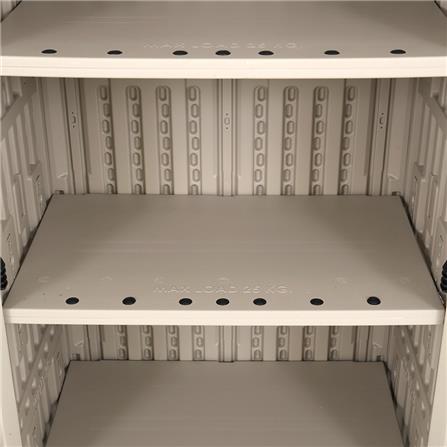 HDPE STORAGE CABINET SPRING EVEREST H180 X W80 X D52 CM