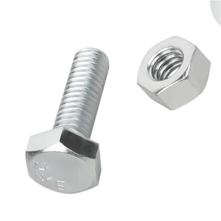 HEX BOLTS DEXZON 1/4INX1IN 0.5KG WH