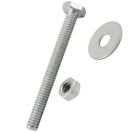 HEX BOLTS DEXZON 1/4INX2-1/2IN 0.5KG WH