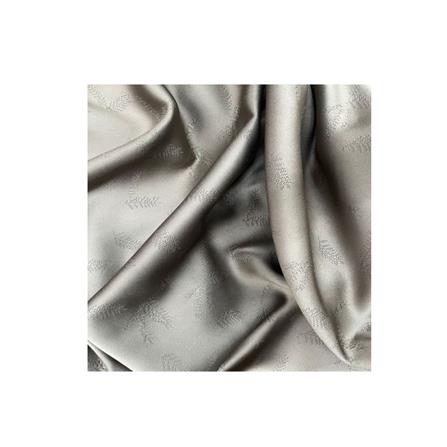 HLS CURTAIN EYELET LEAF 140X250 GRAY