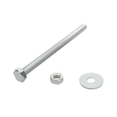 HEX BOLTS DEXZON 1/4INX4IN STEEL 0.5KG WH