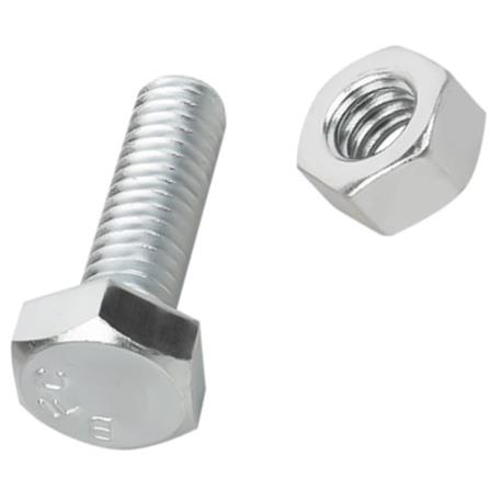 HEX BOLTS DEXZON 5/16INX1IN WHITE 0.5KG WH