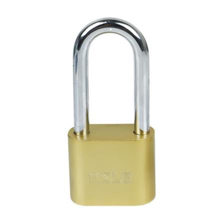 AZLE 40MM 40LSB POLISHED BRASS PADLOCK SINGLE