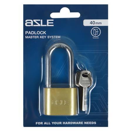 AZLE 40MM 40LSB POLISHED BRASS PADLOCK SINGLE