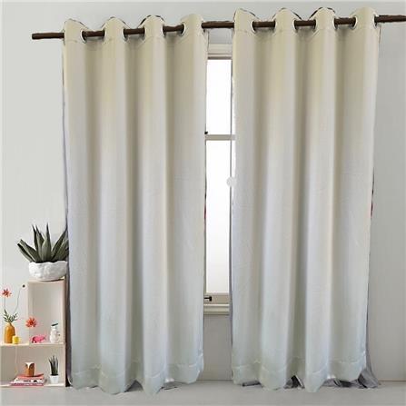 CURTAIN HOME LIVING STYLE FOREST 140x180 CURTAIN FOREST 180 GR  GRAY