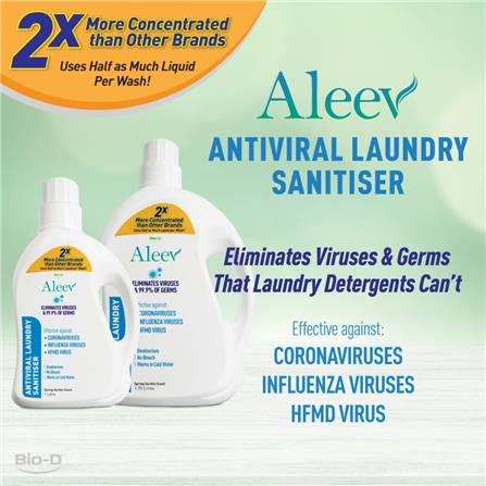 ALEEV ANTIVIRAL LAUNDRY SANITISER 1L SPRING GARDEN