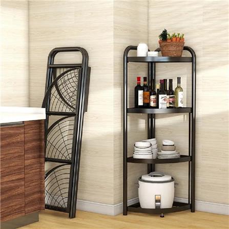 FOLDING METAL SHELF BLACK 120CM