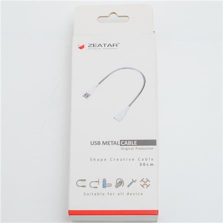 USB METAL CABLE 300MM ZUC9105 ZEATAR