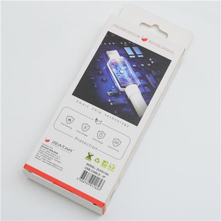 USB FAST CHARGER CABLE 1.0M ZUC9118A WHITE ZEATAR