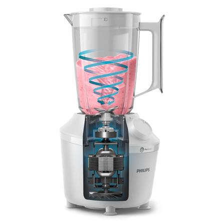 PHILIPS BLENDER HR2041/10 450WATT 1.0LITER 1SPEED+PULSE WITH MILL