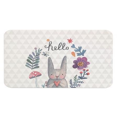 HLS DIATOMITE MAT RABBIT 39X60CM GREY