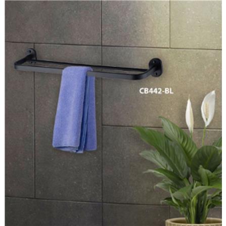 CABANA TOWEL BAR  CB442-BL MATT BLACK