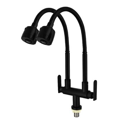 CABANA SINK FAUCET PILLAR MOUNTED CB2545SS-BLACK MBK (PDCCX)