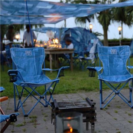 COLEMAN IL RESORT CHAIR (DENIM) CAMPING