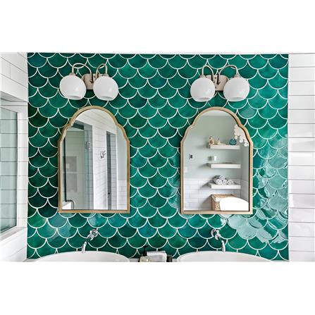 GNG MOSAIC 25X24.5CM EMERALD BL-DE11