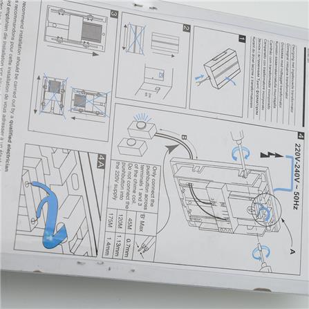 WIRELESS DOOR BELL DB ER888 WH KINGBERTS KINGWAY