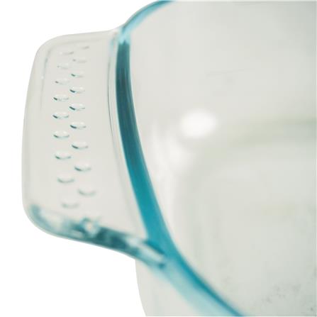 LITTLE HOMES TEMPERED GLASS SERVINGWARE 2.5L BAKING DISH/SERVING TRAY