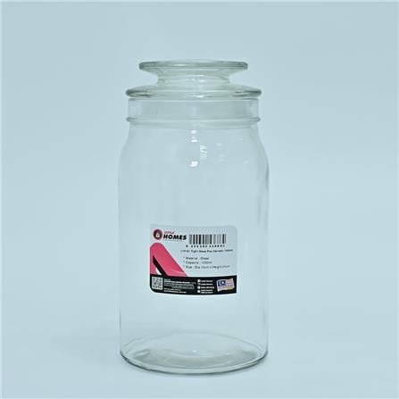 LITTLE HOMES AIR TIGHT GLASS POP CANISTER 1000ML LH6864