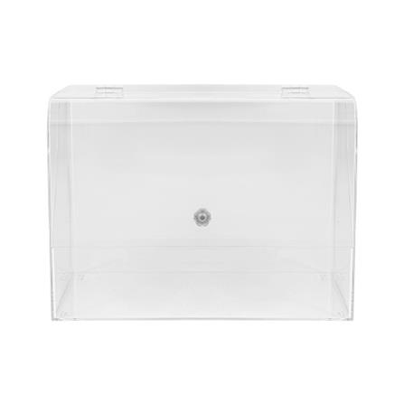 MAKE UP STORAGE BOX  STACKO CURVE 32x20x24CM  CLEAR