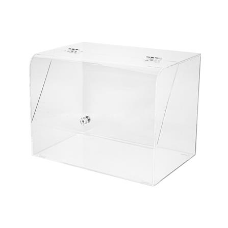 MAKE UP STORAGE BOX  STACKO CURVE 32x20x24CM  CLEAR