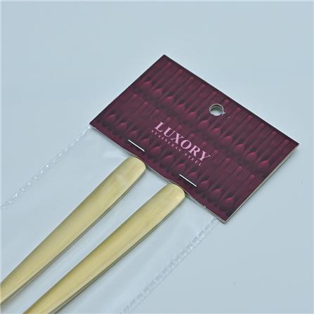 SHUTO LUXORY STAINLESS STEEL GOLD TABLE FORK  2PC CT-38-2