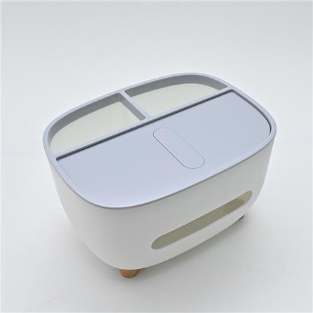 TISSUE STAND KECH   E2009 WHITE/GREY