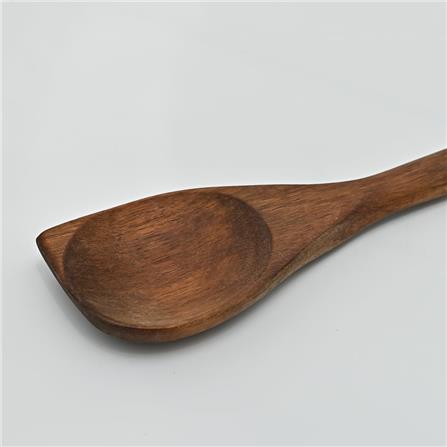 FACKELMANN ACACIA POINTED SPOON WITH STAINLESS STEEL TUBE HANDLE &ndash; 30321