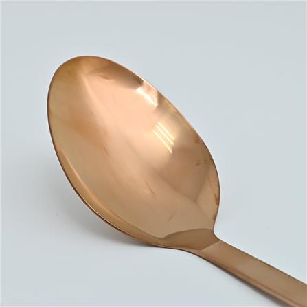 FACKELMANN TITANIUM PLATED LADLE SERVING SPOON COPPER COLOR -682225